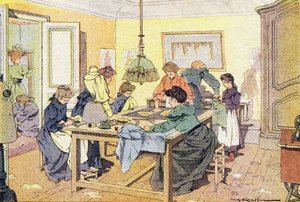 Terzi, Resimli çocukluk kitabı, 1900 dolayları (gravür)