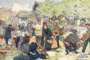Yürüyüş, Resimli çocukluk kitabında, 1900 dolayları (gravür) by Ferdinand Raffin