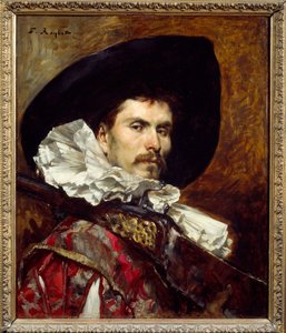 17. yüzyılda bir harquebusier Resim Ferdinand Roybet (1840-1920) 19. yüzyıl Lyon, Musee des Beaux Arts