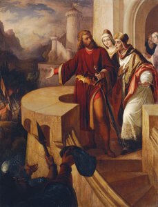 Habsburg Kontu Radbot, silahlı takipçilerini kardeşi Piskopos Werner