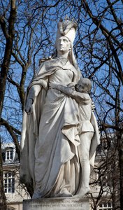 Anjou Margaret Heykeli (mermer) by Ferdinand Taulet