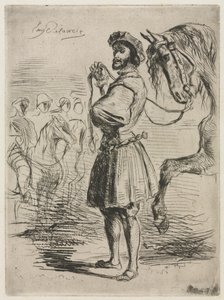 Francis I Zamanında Bir Lord , 1833. by Ferdinand Victor Eugene Delacroix