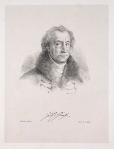 Faust için çizimler: Frontispiece - Johann Wolfgang von Goethe