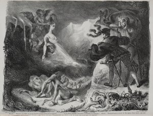 Faust için çizimler: Marguerites gölgesi Faust