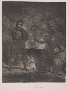 Macbeth (gravür) by Ferdinand Victor Eugene Delacroix