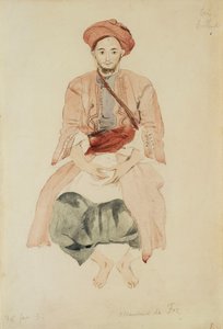 Fes Tüccarı, 1832 dolayları by Ferdinand Victor Eugene Delacroix