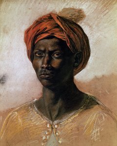 Sarıklı Bir Türk Portresi, 1826 dolayları (kağıt üzerinde pastel)