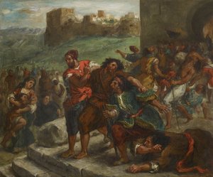 Tanca Bağnazları, 1857 by Ferdinand Victor Eugene Delacroix