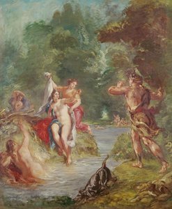 Dört Mevsim, Yaz: Diana ve Actaeon, 1862 by Ferdinand Victor Eugene Delacroix