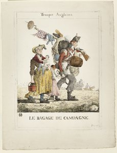 İngiliz birlikleri: kampanya bagajı by Ferdinand Victor Eugene Delacroix