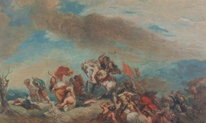 Bilinmeyen resim by Ferdinand Victor Eugene Delacroix
