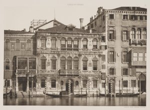 Grimani Sarayı, Büyük Kanal, 1891 by Ferdinando Ongania