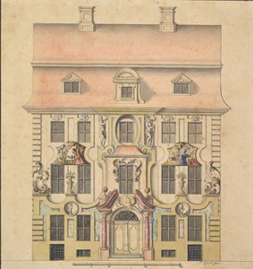 Cephe için Mimari Tasarım, 1739-69. by Ferenc Speth