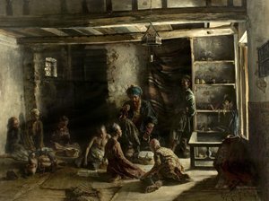 Bir Doğu Okulu, 1885 by Ferencz Frans Eisenhut