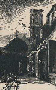 Nevers - Katedral Kulesi, 1919 by Fernand Chalandre