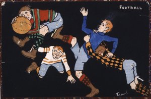 Futbol, 20. yüzyılın başları (resim) by Fernand Fernel