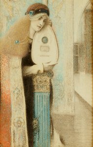 Bir Müzisyen, c.1899 by Fernand Khnopff