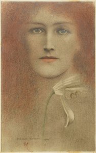 Fark, 1893 by Fernand Khnopff