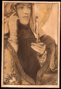 Tütsü, 1917 by Fernand Khnopff