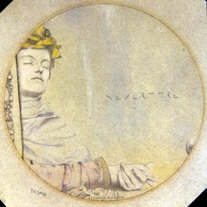 Nevermore (kağıt üzerinde kurşun kalem ve renkli tebeşirler) by Fernand Khnopff