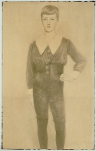 Belçika Prensi Leopold, Brabant Dükü, 1913 by Fernand Khnopff