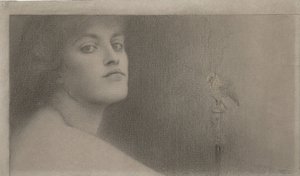 lOffrande Teklifi Çalışması, 1891 by Fernand Khnopff