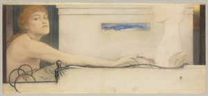 Teklif, 1891 by Fernand Khnopff