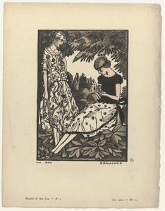 Gazette du Bon Ton, 1920 - No. 5, Pl. 34: Biraz fazla
