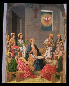 Pentekost (panelde yağ) by Fernando (workshop of) Gallego