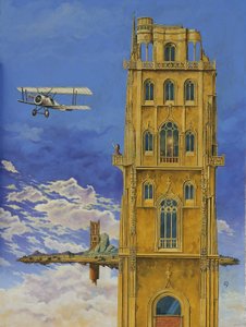 bir ova ile kule by Fernando Aznar Cenamor