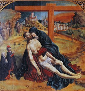 Pieta by Fernando Gallego