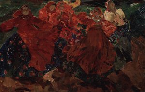 kasırga, 1905 by Filipp Andreyevich Malyavin