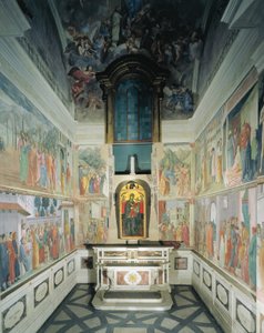 İtalya, Floransa, Santa Maria del Carmine Kilisesi, Brancacci Şapeli by Filippino Lippi