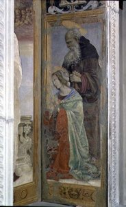 SS. Anthony ve Lucy, Canto al Mercatale çadırından detay, 1498 by Filippino Lippi