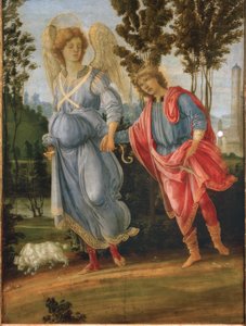 melek ile Tobias by Filippino Lippi