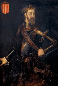 Ramon (Raymond) Borell I (972-1017), Barselona Kontu, Gerona ve Ausona'nın Portresi by Filippo Ariosto