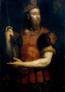 Hispania'nın Visigoth Kralı Wamba'nın Portresi (672'den 680'e kadar hüküm sürdü) by Filippo Ariosto