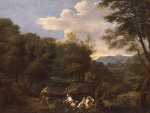 Diana ve Actaeon (tuval üzerine yağlı boya)