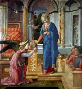 Filippo Lippi'nin Müjde tablosu (yaklaşık 1406-1469) Roma Barberini Galerisi
