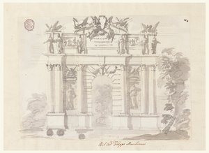 Bahçe duvarındaki kapı by Filippo Marchionni