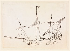 Çizim, Yelkenli Bir Gemi, 1770-1800