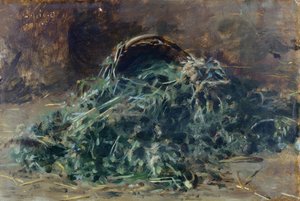 sebze sepeti by Filippo Palizzi