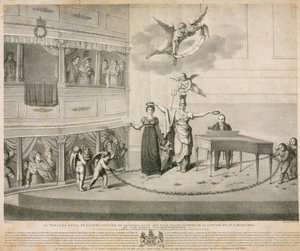 Majestelerinin Tiyatrosu; İtalyan Opera Binası, Londra by Filippo Pistrucci