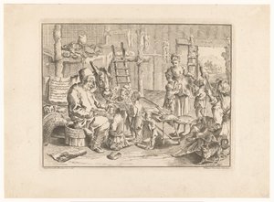 okul müdürü olarak Pulcinella by Filippo Vasconi