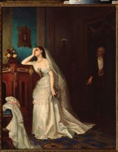 Evlilikten Sonra - Firs Sergeevich Zhuraviev (1836-1901), tuval üzerine yağlı boya