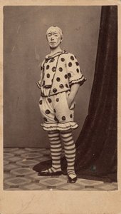 Bir Palyaço Portresi, yak. 1863 (fotoğraf) by Fisher Brothers