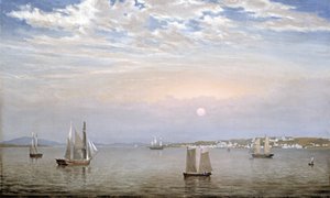 Castine Limanı ve Kasabası, 1851 by Fitz Henry Lane