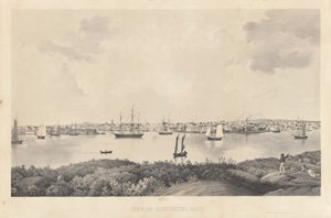 Gloucester Görünümü, Mass. by Fitz Henry Lane