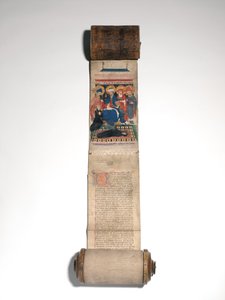 Saint Bavo Manastırı Ölüleri Kitabı (parşömen ve deri) by Flemish School