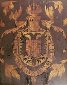 Charles V Arması, Kutsal Roma İmparatoru, 1558 (panelde yağ